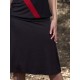Camiseta tiras cuello lunares rojo