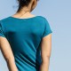 Vestido viscosa nus petrol