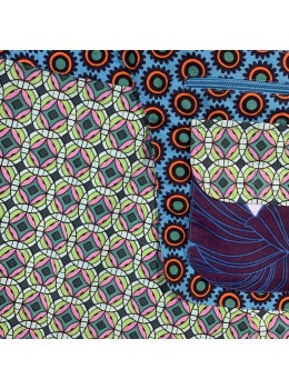 Faldilla reversible abstract fucsia
