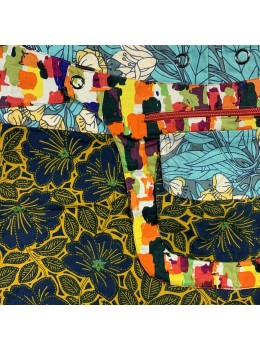 Faldilla reversible ocre