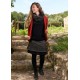Faldilla doble teula verd print