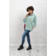 Sudadera yeah celeste