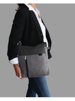 Bolso motxilla abril textures gris