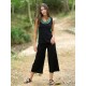Pantalones 3/4 viscosa negros