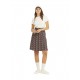 Falda 3/4 viscosa flores