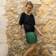 Falda vuelo talla única colores lisos