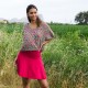 Falda vuelo talla única colores lisos