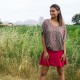 Falda vuelo talla única colores lisos