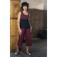 Pantalones 3/4 print gris
