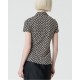 Camisa elástica print negra