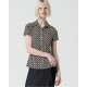 Camisa elástica print negra