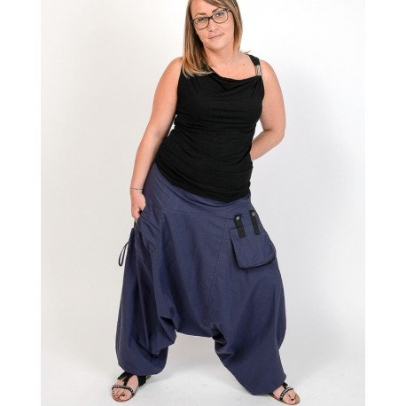Pantalons festi blau marí