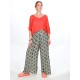 Pantalones print aguamarina