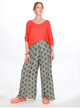 Pantalons print aiguamarina