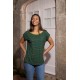 Camiseta m/c print mostassa