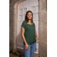 Camiseta m/c print mostassa