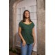 Camiseta m/c print mostassa