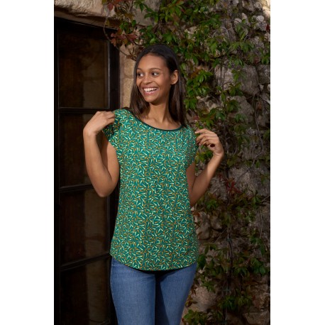 Camiseta m/c print verd