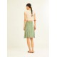 Falda 3/4 viscosa green token