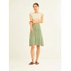 Falda 3/4 viscosa green token