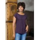 Camiseta m/c abtract morado