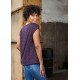 Camiseta m/c abtract morado