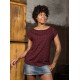 Camiseta m/c abstract gris vermell
