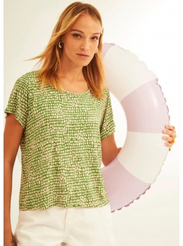 Camiseta easy print verde