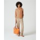 Camiseta 3/4 viscosa ecovero naranja