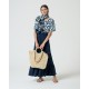Camiseta print blau