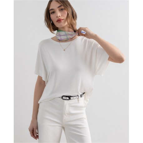 Camiseta oversize blanca