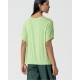 Camiseta oversize verde