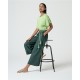 Camiseta oversize verde