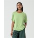 Camiseta oversize verde