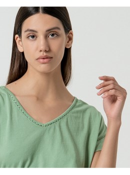 Camiseta algodón orgánico verde