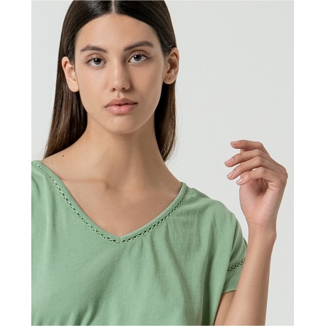 Camiseta cotó orgànic verda