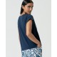 Camiseta cotó orgànic blau