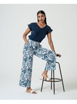 Camiseta cotó orgànic blau