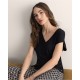 Camiseta bamboo pic negra