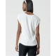 Camiseta bamboo pico blanca