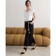 Camiseta bamboo pico blanca