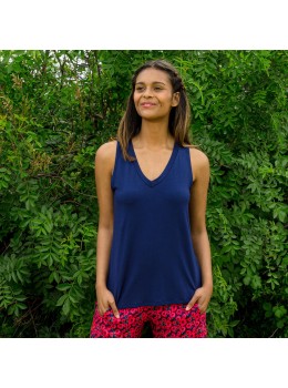 Top guinea blau