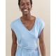 Camiseta bamboo pic blau cel
