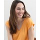 Camiseta bamboo pico naranja