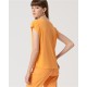 Camiseta bamboo pico naranja