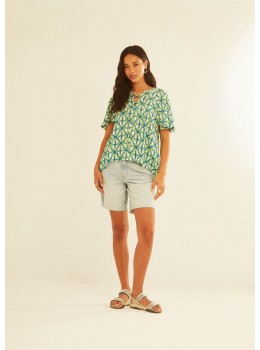 Camiseta tela blue starfish