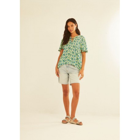 Camiseta tela blue starfish