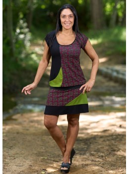 Camiseta m/c print oliva