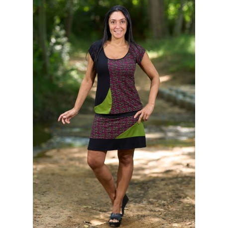 Camiseta m/c print oliva