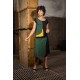 Camiseta m/c print mostaza